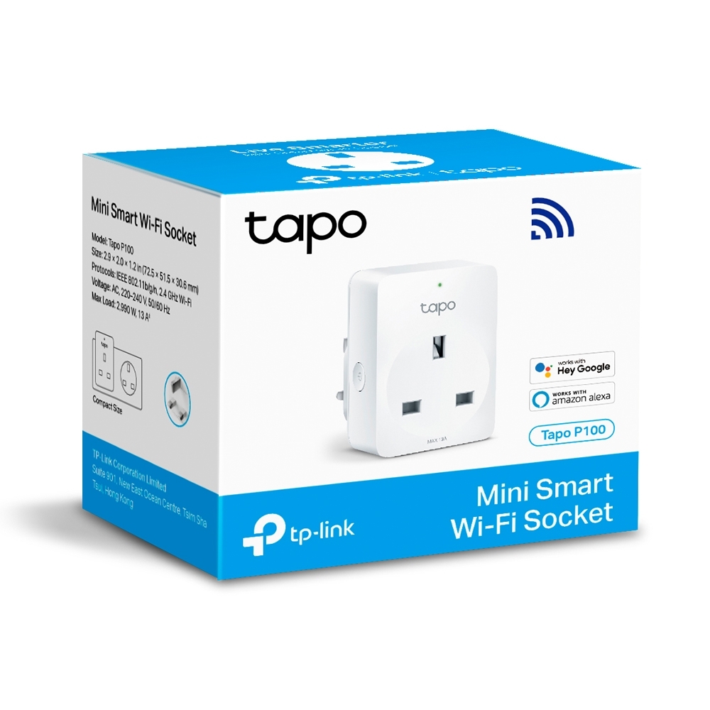 TP-Link Tapo P100 迷你 Wi-Fi 智慧插座
