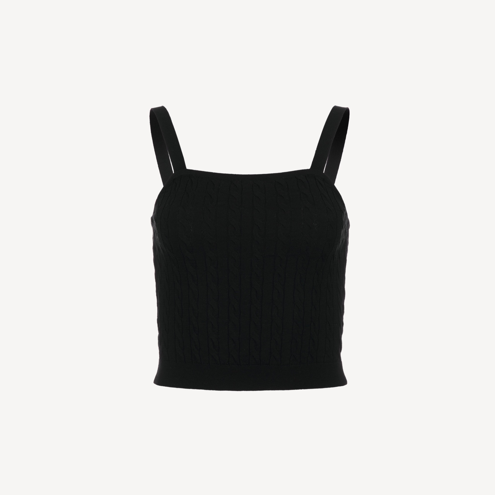 [GENERAL IDEA] TENCEL CABLE SLEEVELESS
