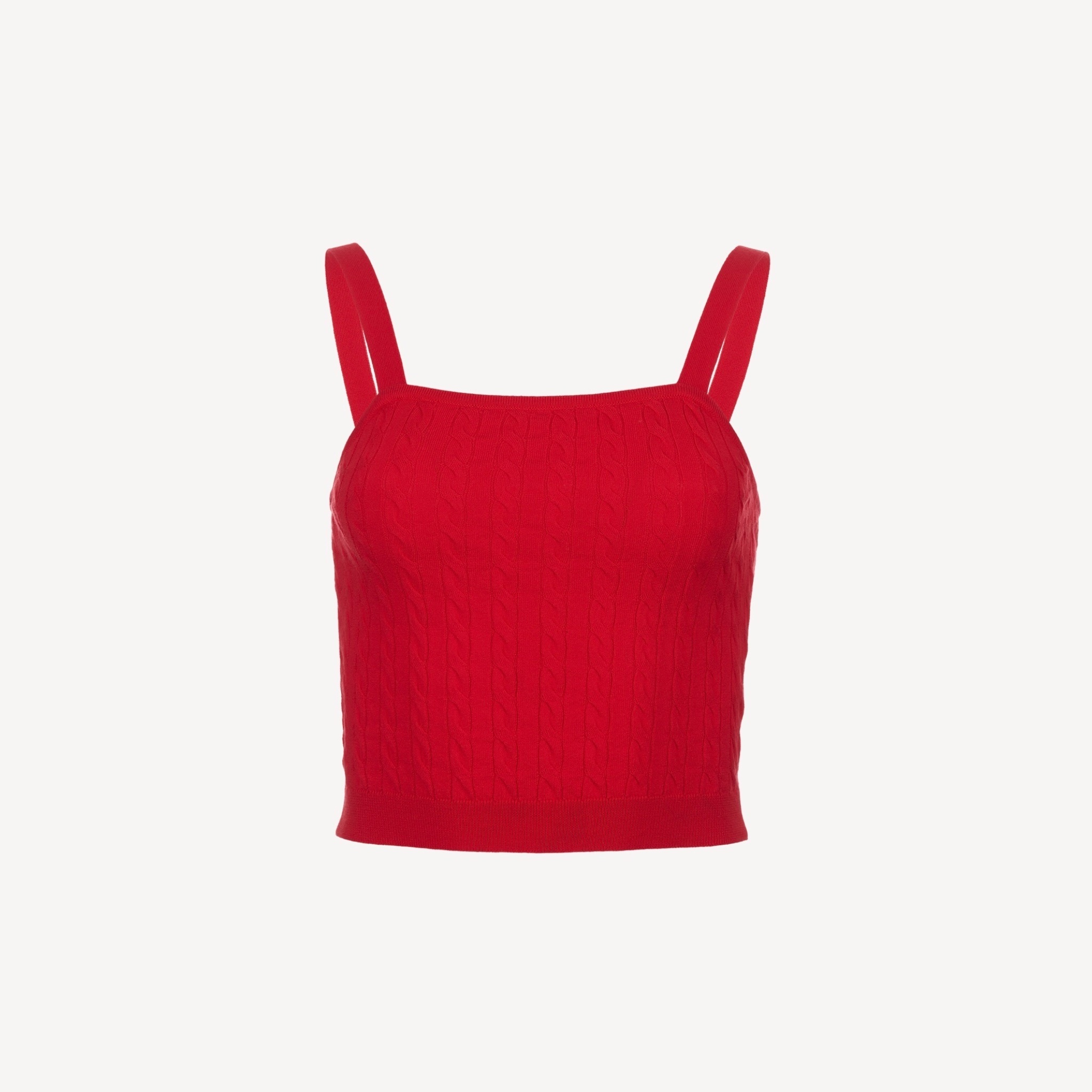 [GENERAL IDEA] TENCEL CABLE SLEEVELESS
