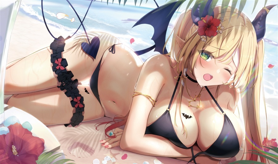 C104 「同人代購」「Melonbooks代購」お絵描きゾンビちゃん - C104 癒月ちょこ水着プレイマット Playmat