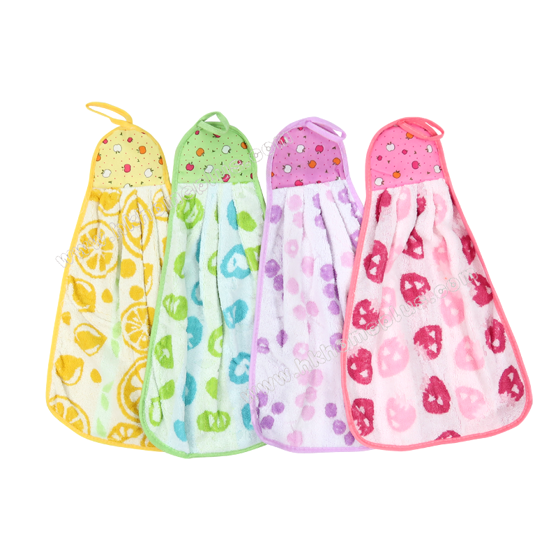 6條裝 印花厚身抹手巾 4040361