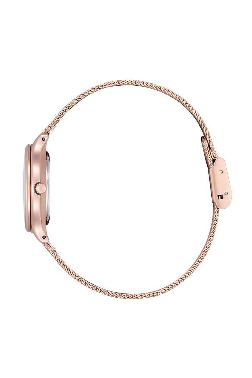 萬年鐘錶 - Citizen 星辰錶  XC   亞洲限定版玫瑰金光動能女錶  EW2635-54Z 錶徑28MM