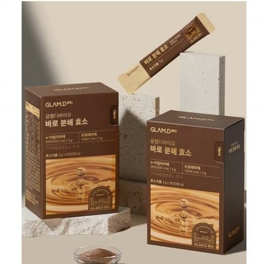 GLAM.D 極速分解酵素 (大麥茶味) 3g x 30包