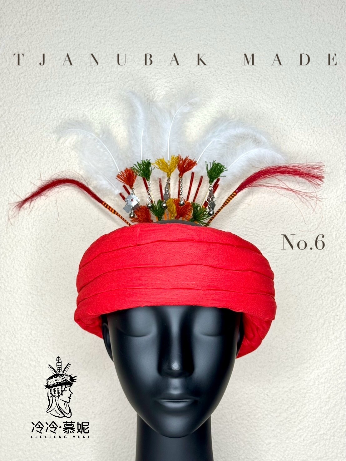 W-No.6毛線鈴鐺頭叉總長35cm