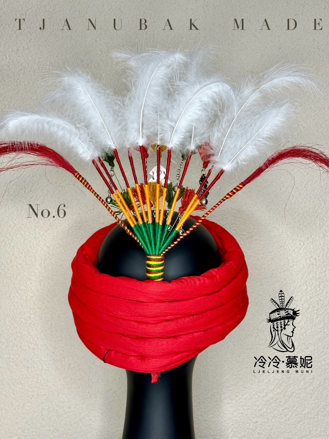 W-No.6毛線鈴鐺頭叉總長35cm