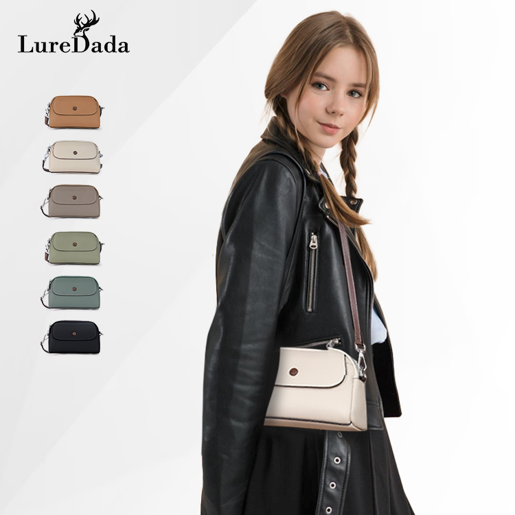 𝐋𝐮𝐫𝐞𝐝𝐚𝐝𝐚 植鞣革牛皮斜背包