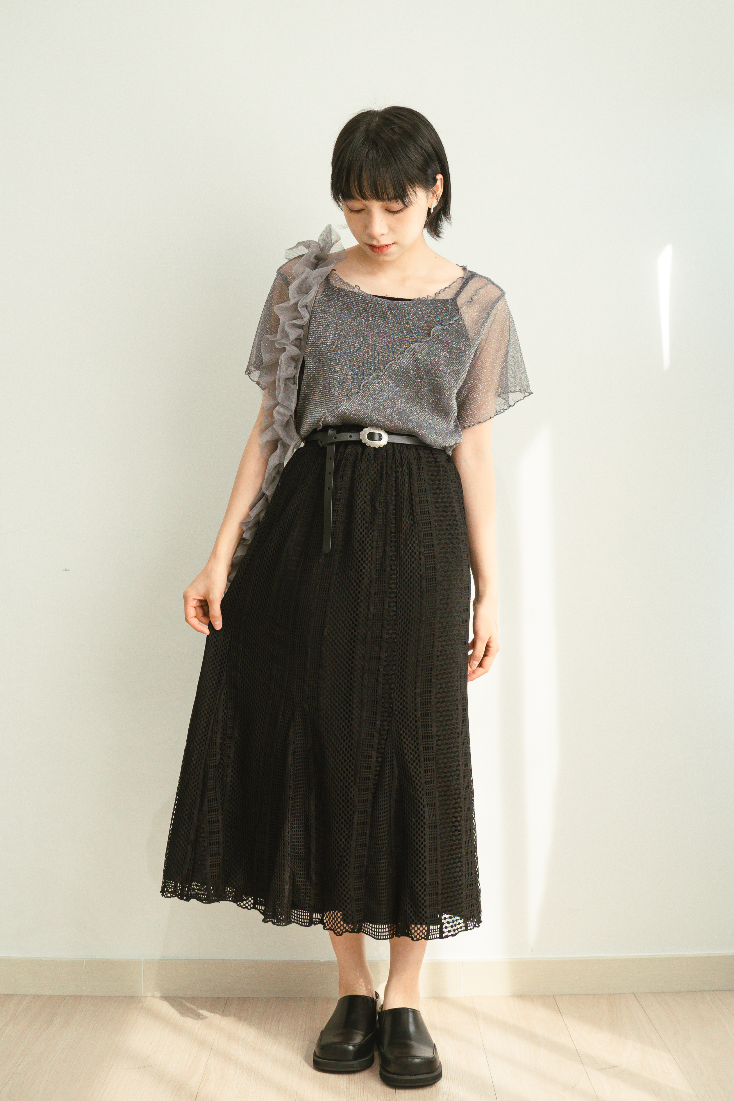 小個子友好！通花魚尾裙 - 10237