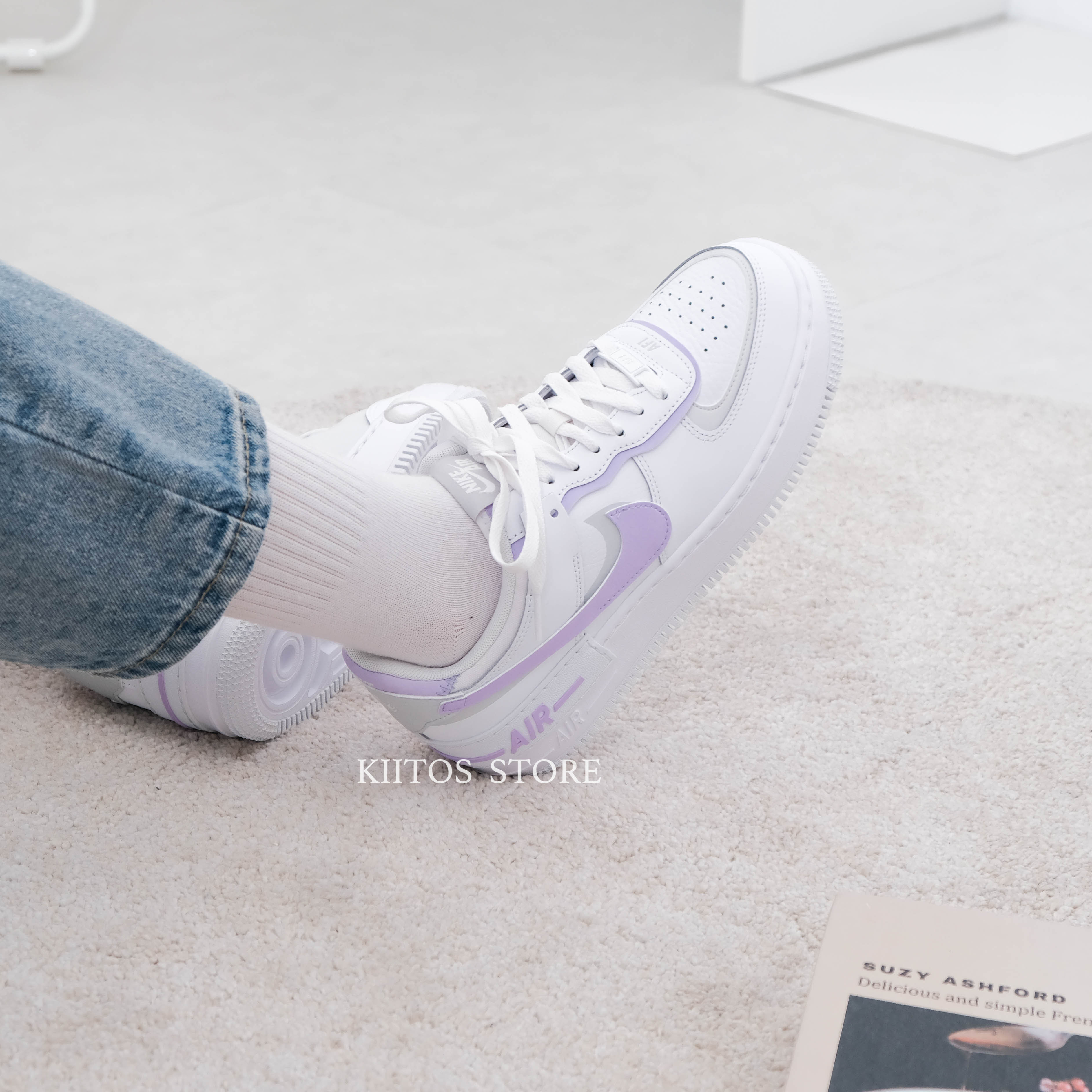 Nike Air Force 1 Low Shadow  解構 芋香椰奶 FN6335-102