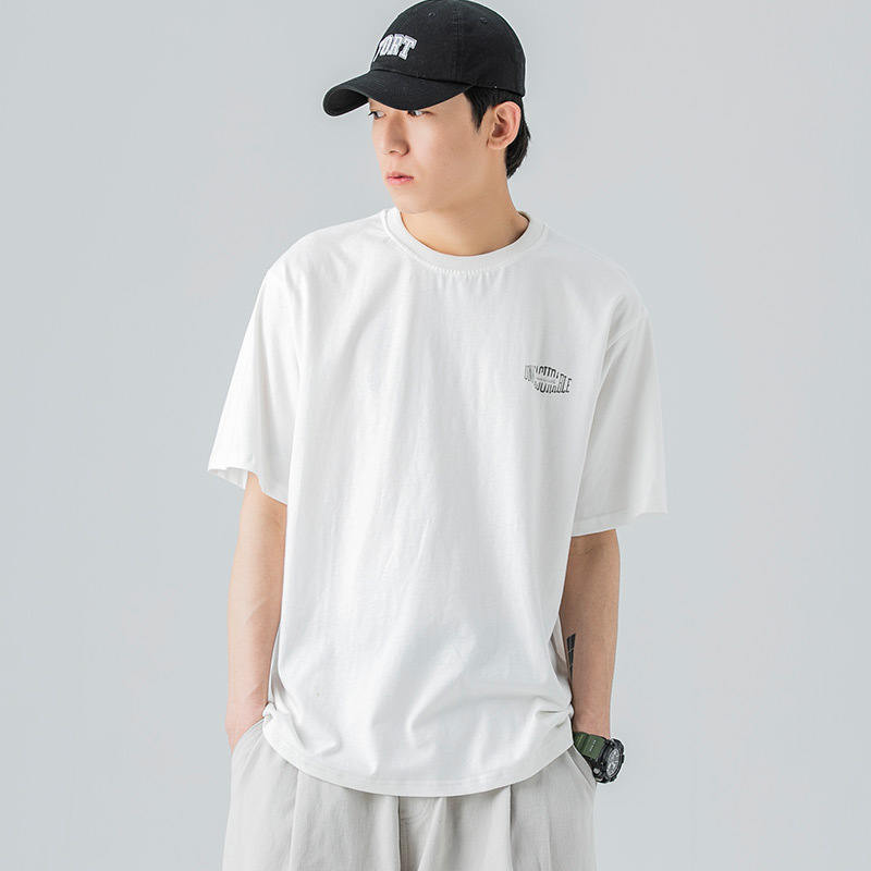 熱推寬鬆休閒短袖T恤(M-2XL碼 白色)(下單後聯絡客服確認發貨尺碼)
