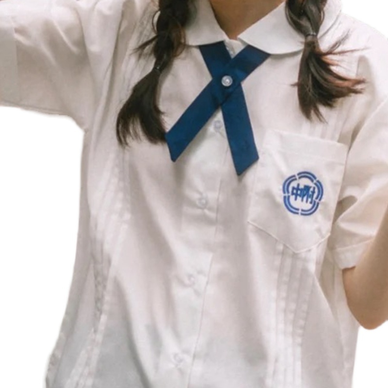 Women's Short Sleeve Shirt (Color: White) (Size: S-2XL) (Contact customer service to confirm the shipping size after placing the order)