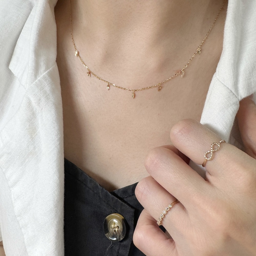 【me.luxe】K18小葉項鍊