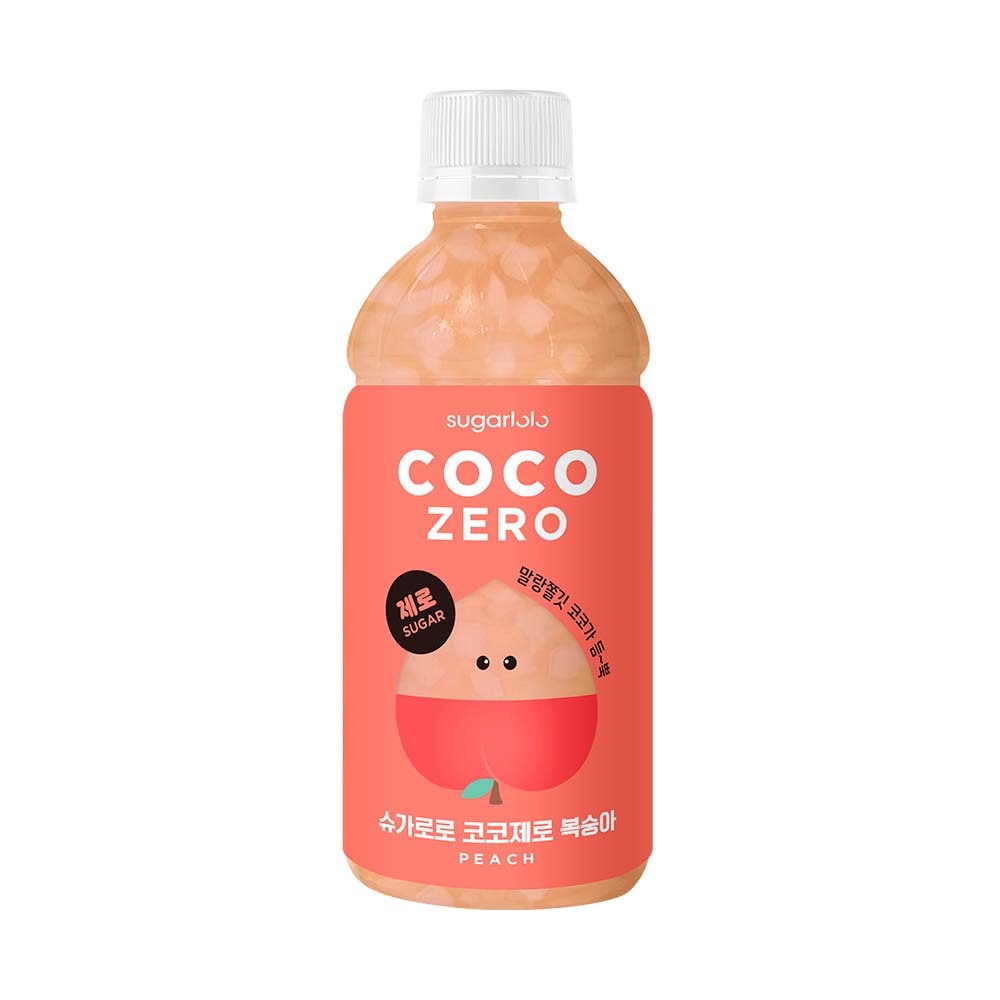 【BK SHOP】椰果飲料(水蜜桃風味)340ml