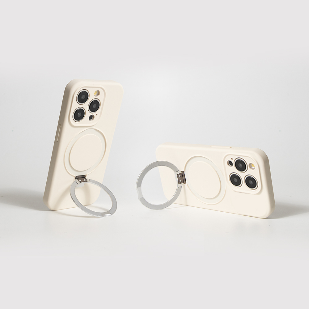 Magsafe 液態矽膠手機殼(指環支架)
