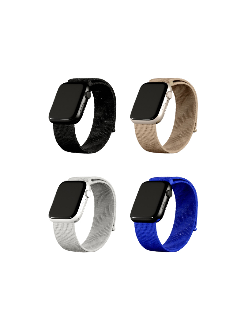 XOUXOU | Apple Watch 錶帶 黑色/藍色/灰色/灰褐色【XOUXOU 品牌旗艦館】