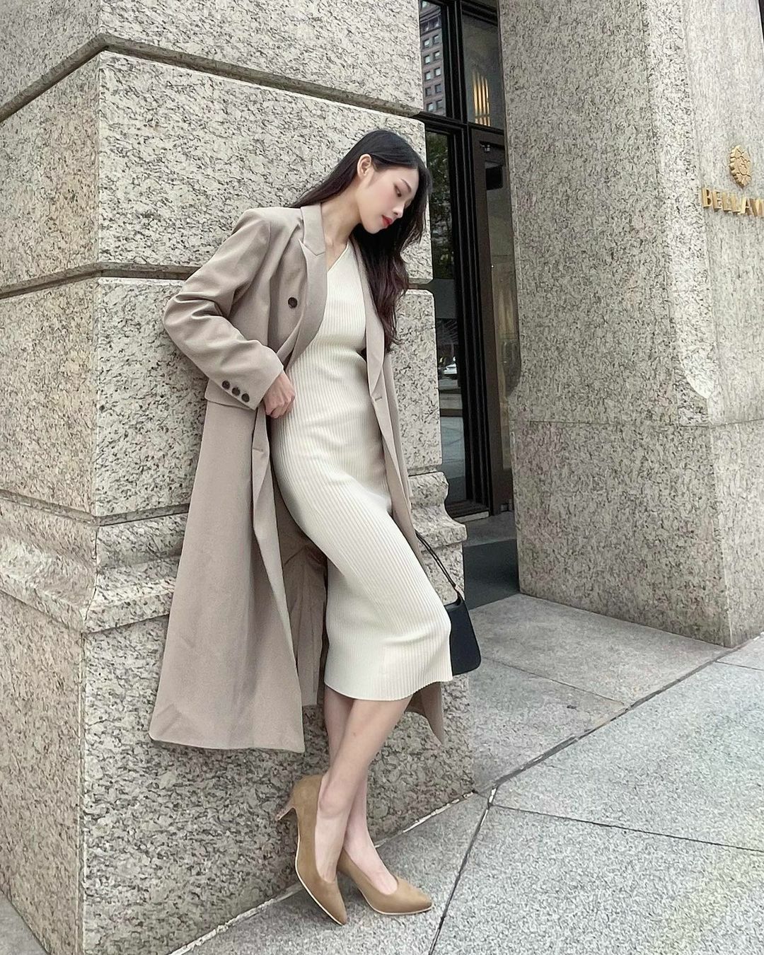【AmiAmi穿搭分享IG OOTD】模特兒 婚禮必搭 健步如飛人氣尖頭7公分高跟鞋