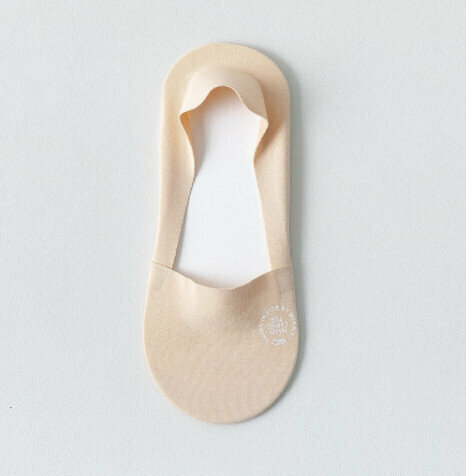 【3 pairs】Women's spring and summer thin shallow boat socks (skin tone)
