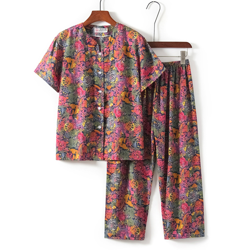 熱推老年人短袖套裝( L-3XL碼 7號色）【下單後請聯絡客服確認發貨尺碼】