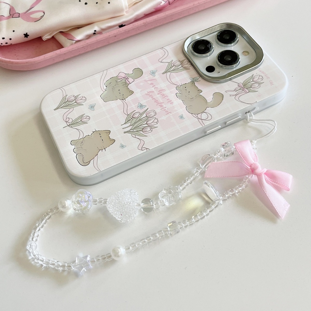 《71501》雷射喵咪手機殼(附掛繩)