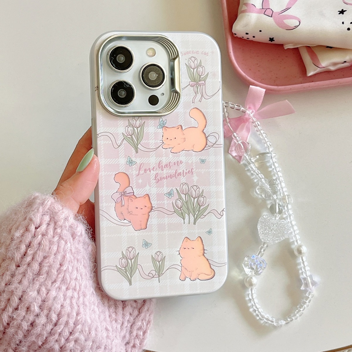 《71501》雷射喵咪手機殼(附掛繩)