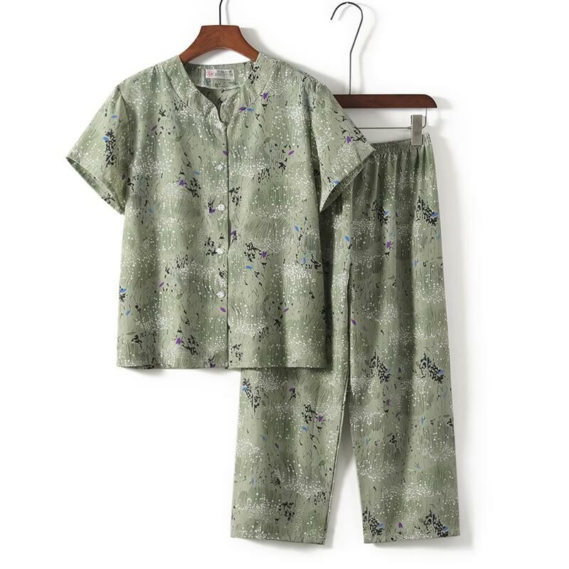 熱推老年人短袖套裝( L-3XL碼 16號色）【下單後請聯絡客服確認發貨尺碼】