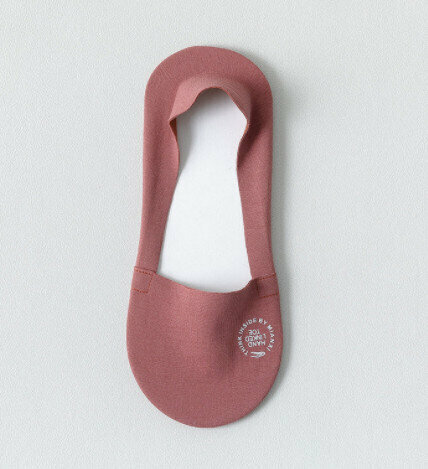 【3 pairs】Women's spring and summer thin shallow boat socks (leather pink)