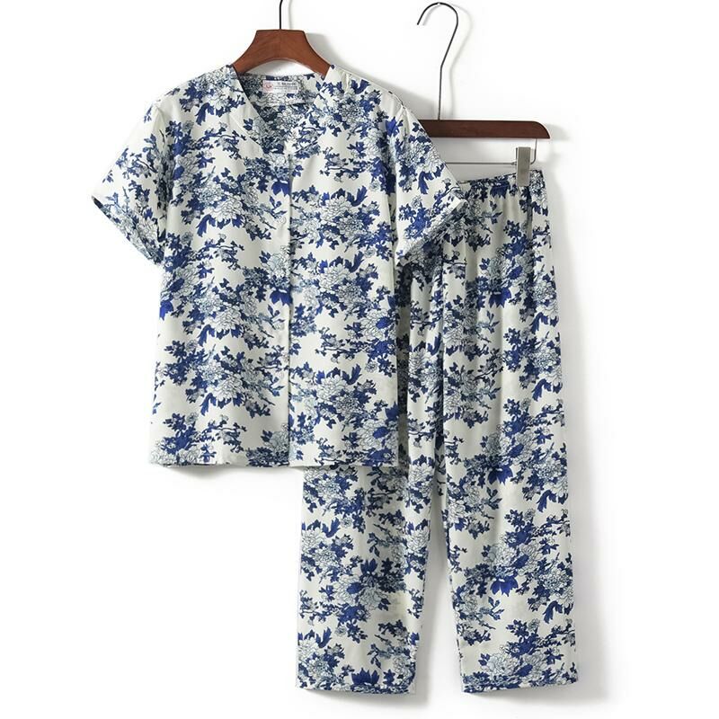 熱推老年人短袖套裝( L-3XL碼 23號色）【下單後請聯絡客服確認發貨尺碼】