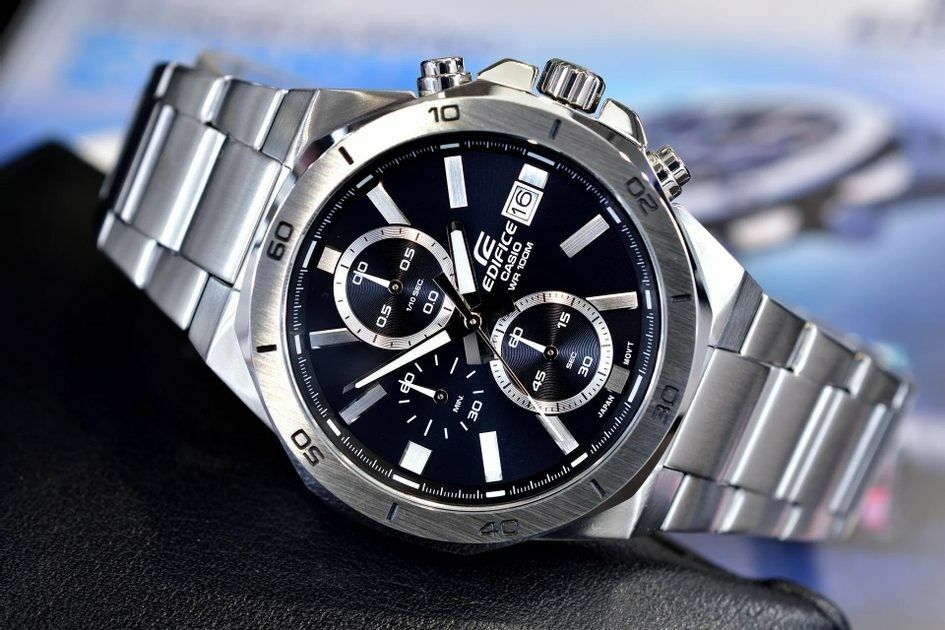 Casio Edifice EFV-640D-1A 手錶 (香港行貨)