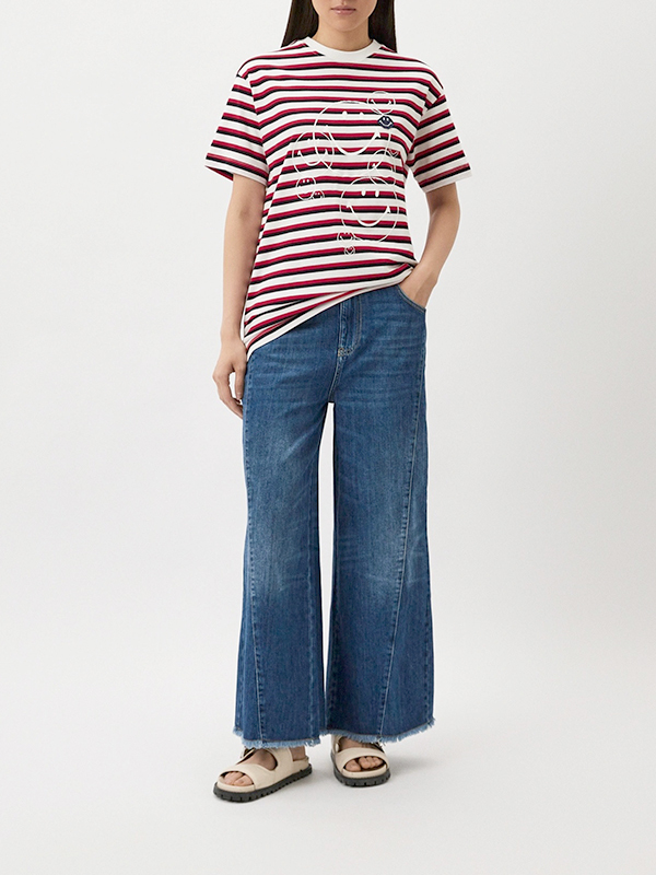 Joshua Sanders 微笑圓領橫條紋T