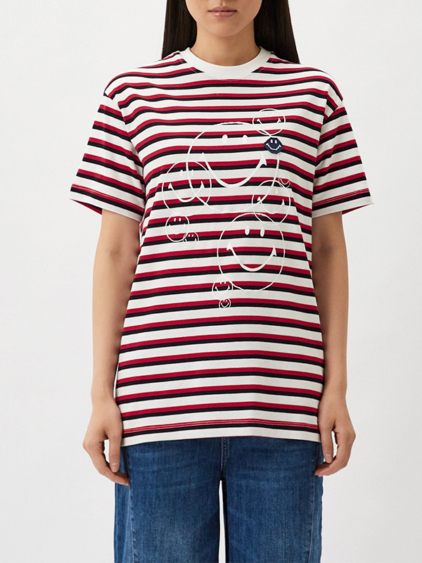 Joshua Sanders 微笑圓領橫條紋T