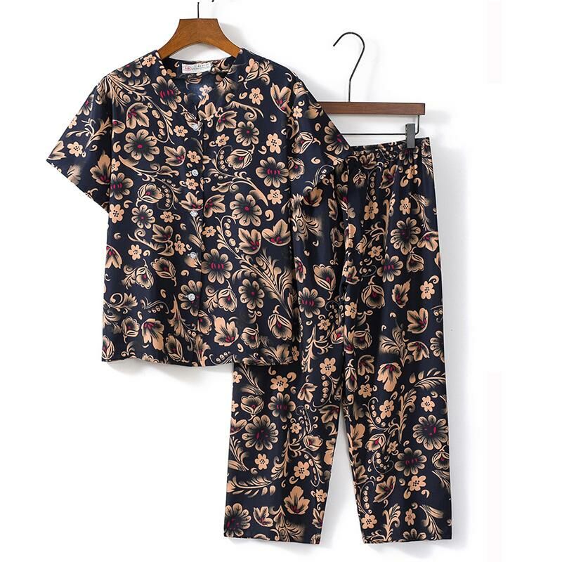 熱推老年人短袖套裝( L-3XL碼 36號色）【下單後請聯絡客服確認發貨尺碼】