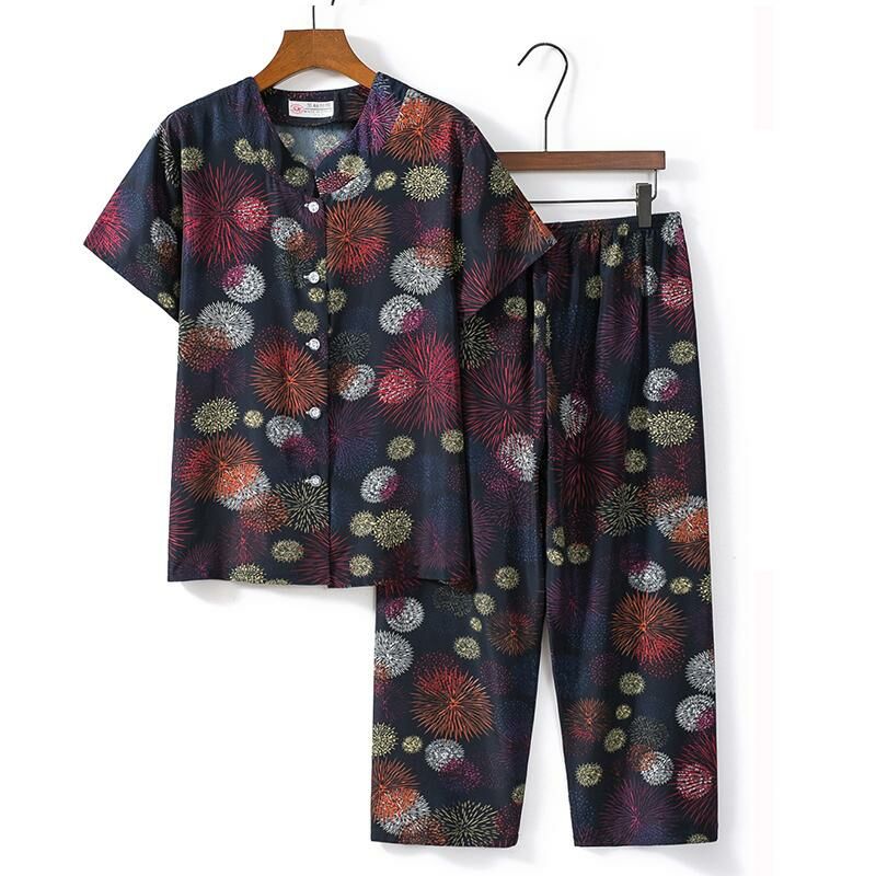熱推老年人短袖套裝( L-3XL碼 38號色）【下單後請聯絡客服確認發貨尺碼】