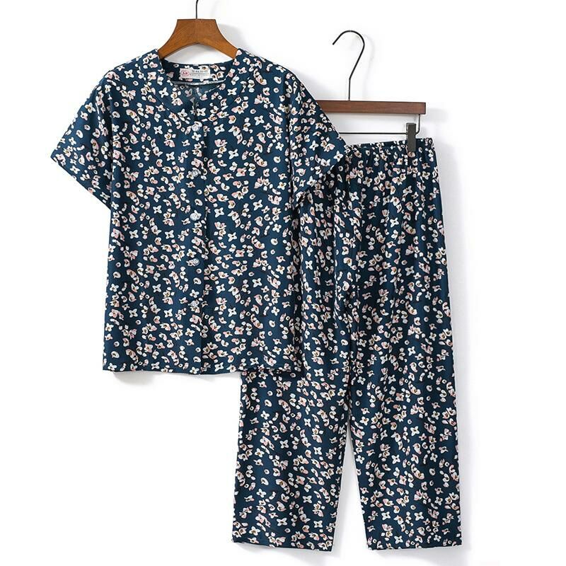 熱推老年人短袖套裝( L-3XL碼 39號色）【下單後請聯絡客服確認發貨尺碼】