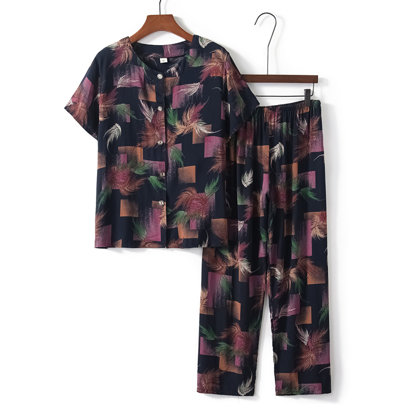 熱推老年人短袖套裝( XL-4XL碼 1號色）【下單後請聯絡客服確認發貨尺碼】