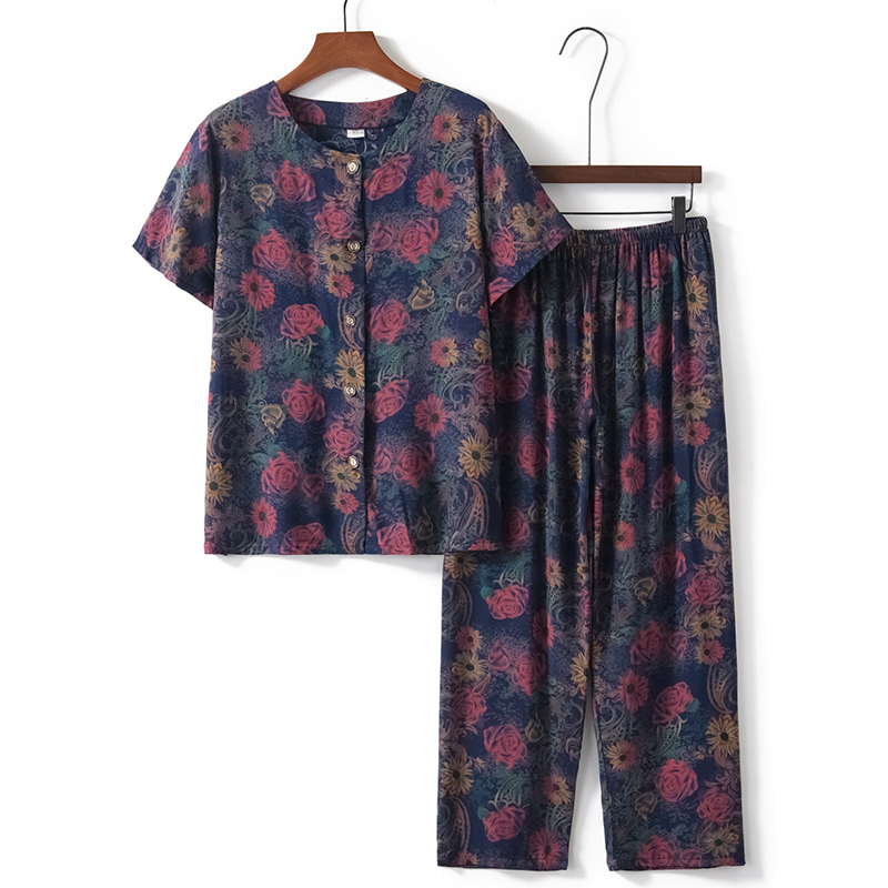 熱推老年人短袖套裝( XL-4XL碼 3號色）【下單後請聯絡客服確認發貨尺碼】