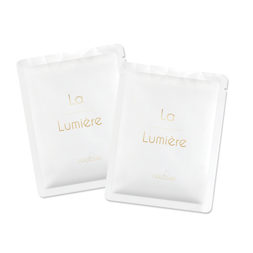 【美白保濕面膜體驗組】La Lumière 聚光透白微導膜 X2片
