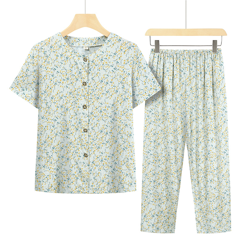 熱推老年人短袖套裝( XL-4XL碼 4號色）【下單後請聯絡客服確認發貨尺碼】