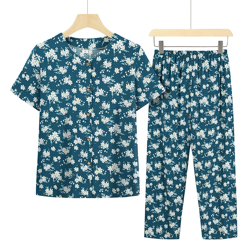 熱推老年人短袖套裝( XL-4XL碼 5號色）【下單後請聯絡客服確認發貨尺碼】