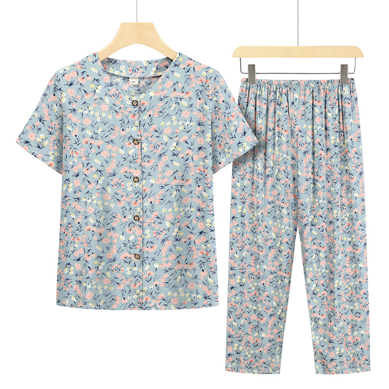 熱推老年人短袖套裝( XL-4XL碼 7號色）【下單後請聯絡客服確認發貨尺碼】