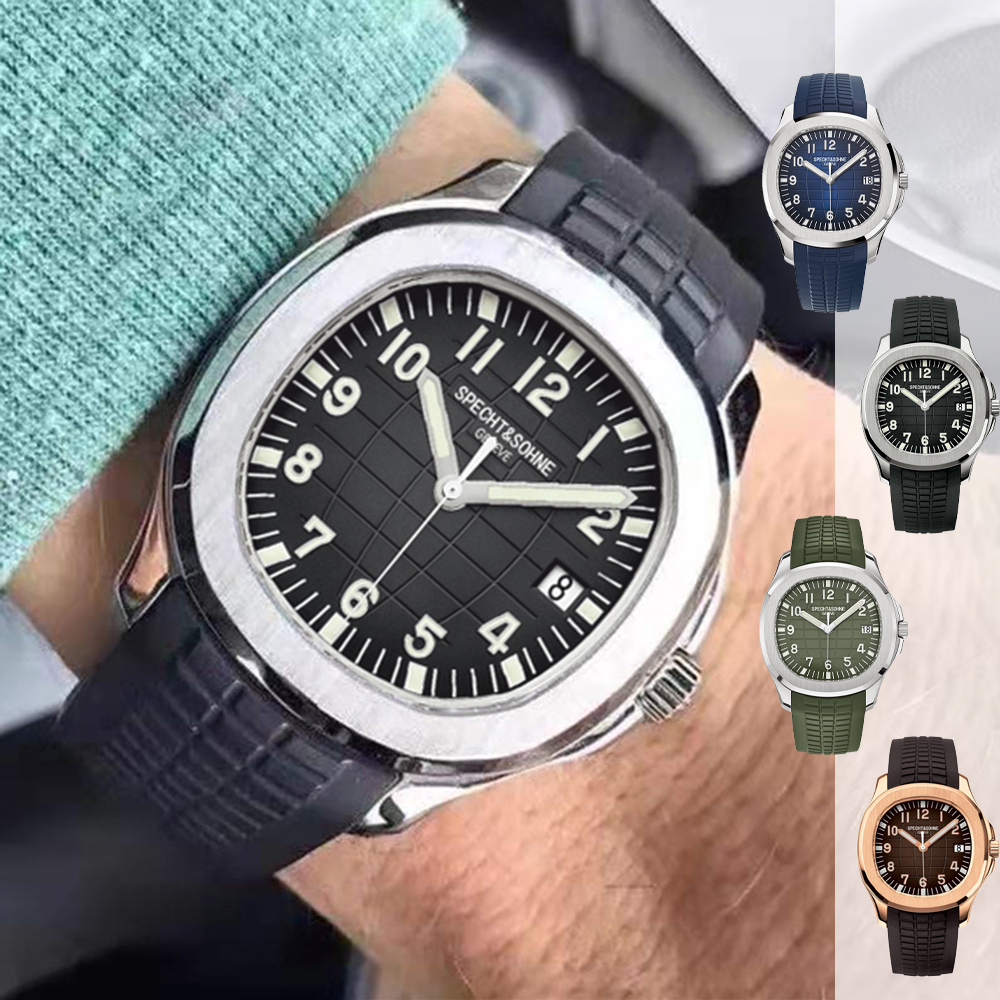 (預購)【SPECHT&SOHNE 施沛索恩】手雷系列 SP0008 星辰8215機芯 紅寶石軸承 矽膠錶帶 機械錶 手錶