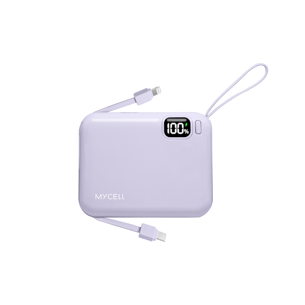 【MYCELL】mini Air 20W PD帶線行動電源 10000mAh