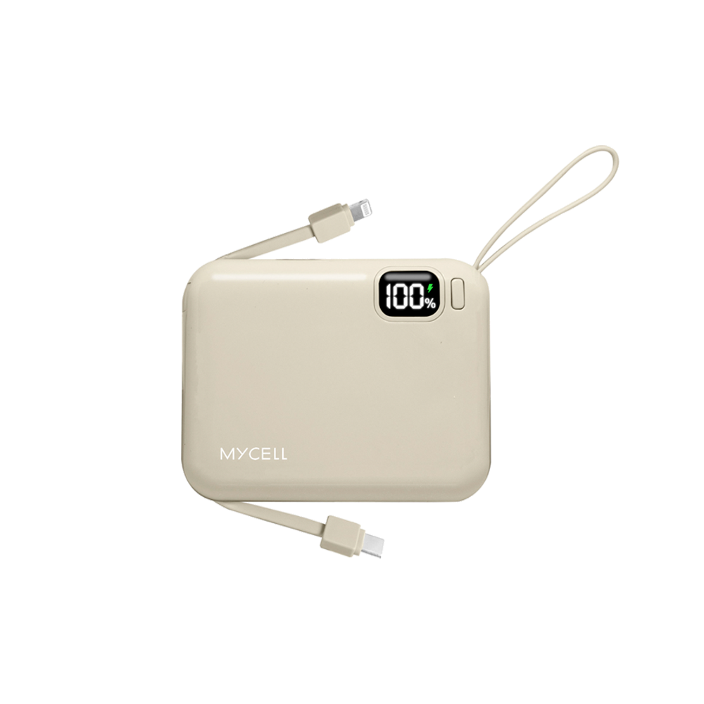 【MYCELL】mini Air 20W PD帶線行動電源 10000mAh