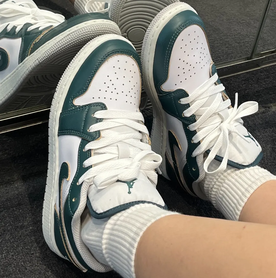 NIKE AIR JORDAN 1 LOW SE GS 奶油綠 AJ1 大童鞋 FQ8041-300 / 調貨