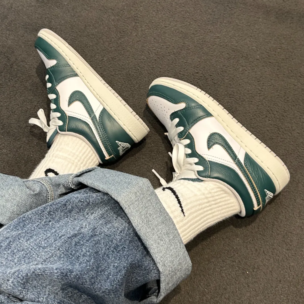 NIKE AIR JORDAN 1 LOW SE GS 奶油綠 AJ1 大童鞋 FQ8041-300 / 調貨