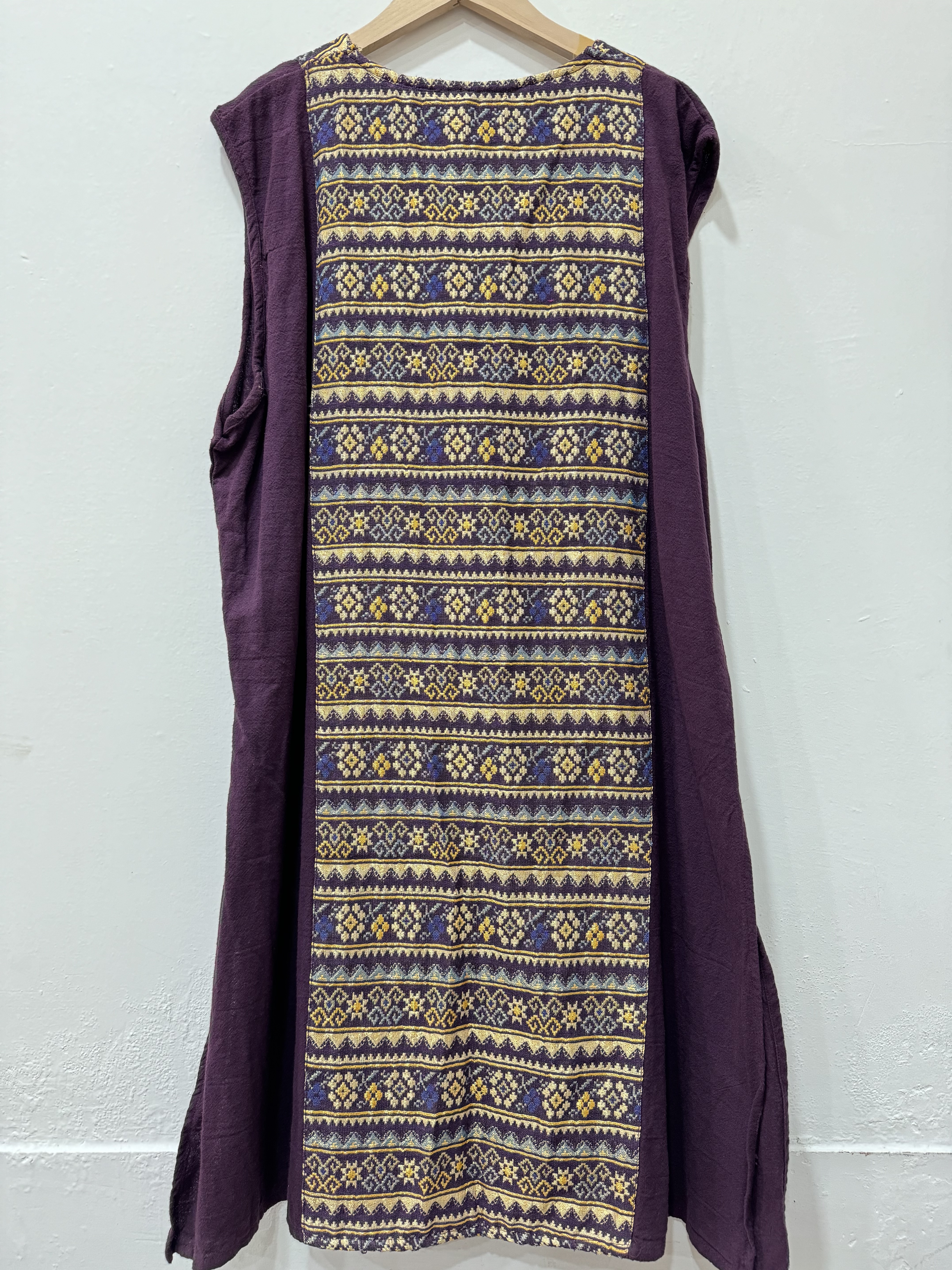 No.1民族風金絲款長背心M-4XL總長96