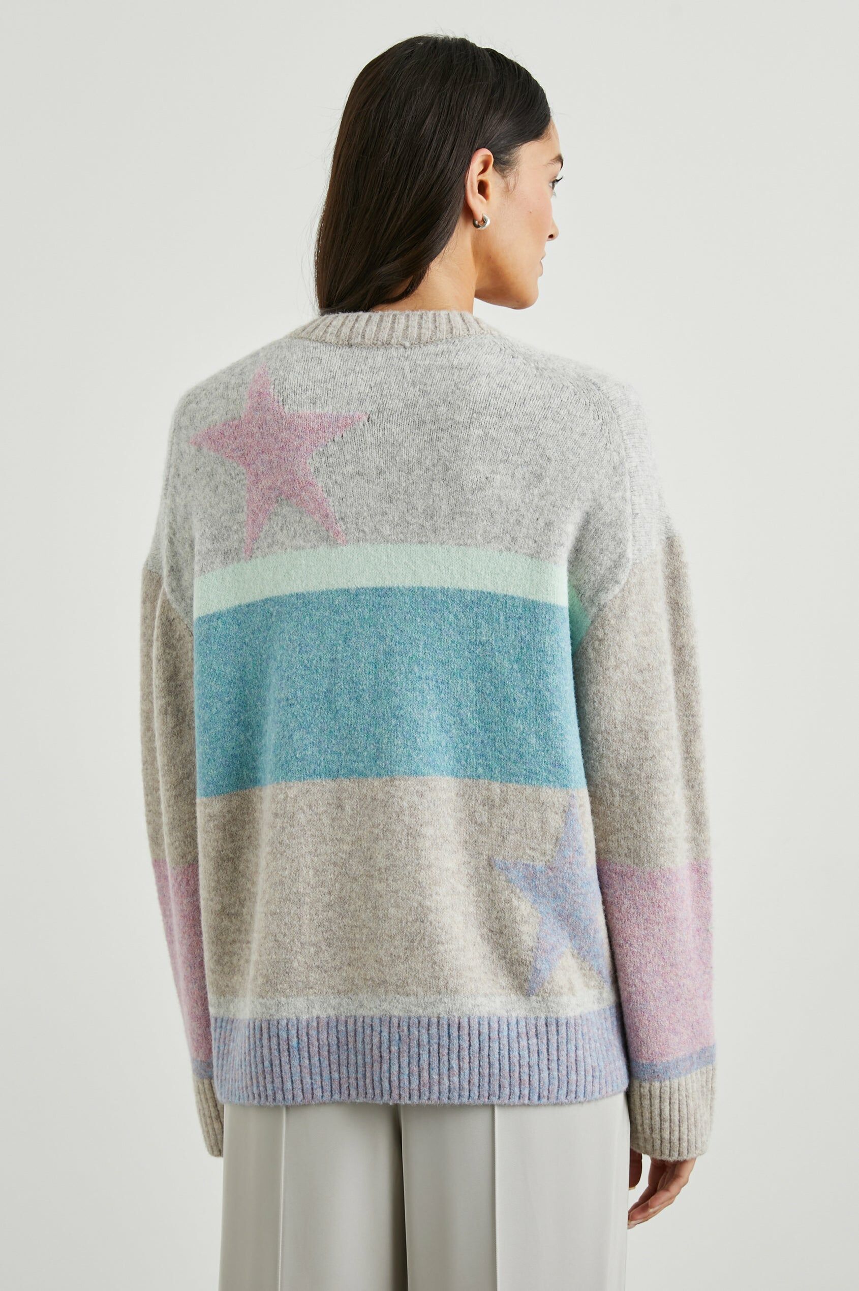 Mia Sweater 星星色塊毛衣