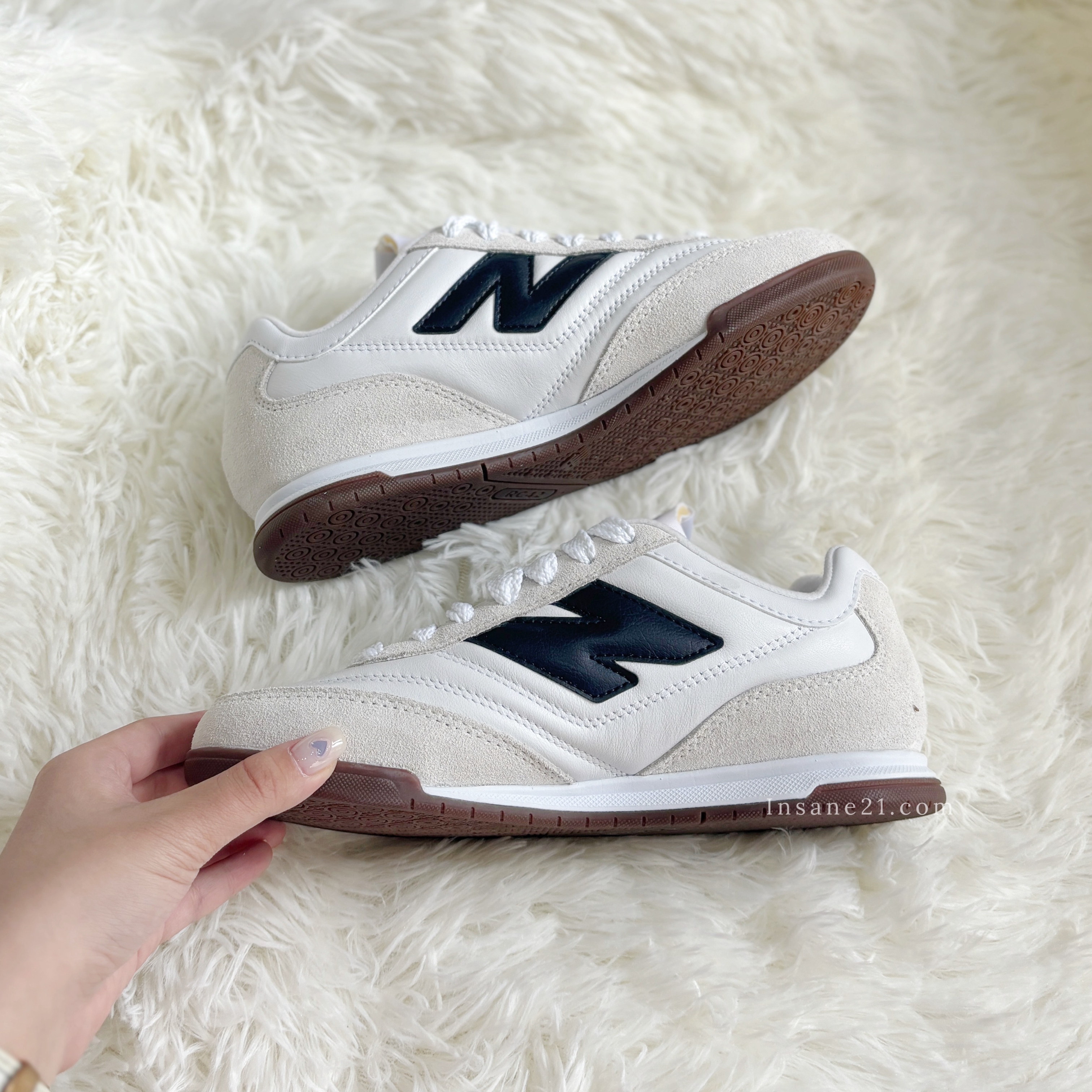 NEW BALANCE NB RC42 中性 百搭 簡約 復古 焦糖底 白色 休閒鞋 URC42LA