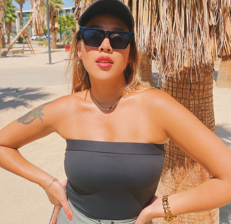 SUMMER純色平口BRA TOP