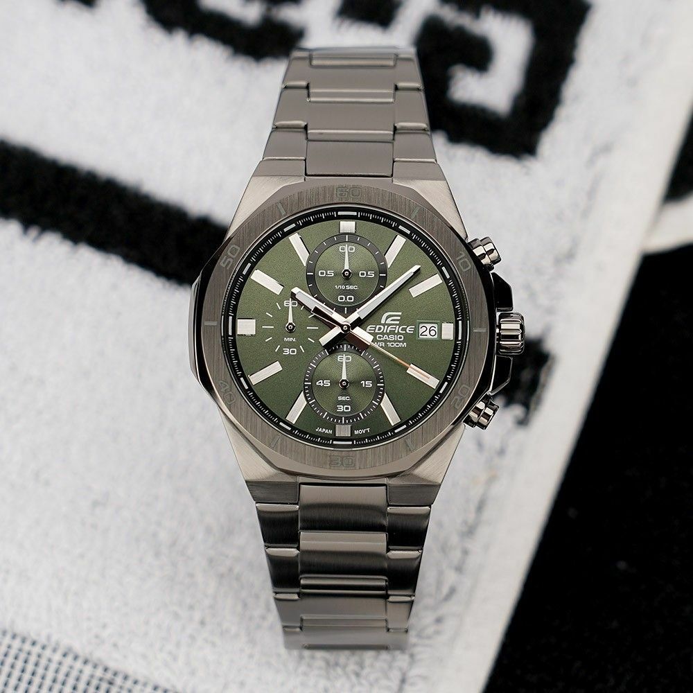 Casio Edifice EFV-640DC-3A 手錶 (香港行貨)