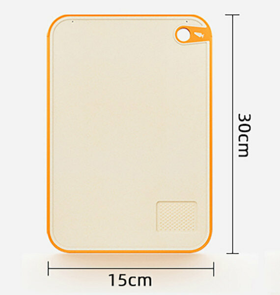 Popular antibacterial and mildew-proof cutting board fruit sticky board [Small size thickened/upgraded double-sided antibacterial] [Specification: 30*15cm]