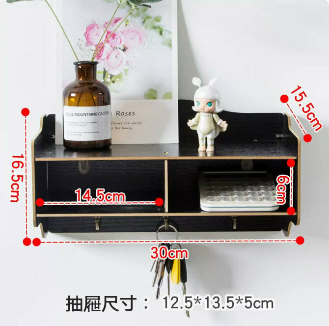 新款掛架（短款無抽屜 黑色）